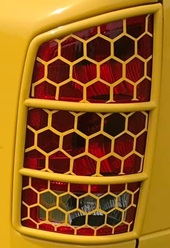 Honeycomb Taillight Overlay Decals